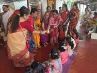 Sharadiya Navaratri Utsava 2025 - Day 9 at Karla (30 Sep 2025) Smt Sanjana Hervatte Bantwal and Shri Soham Honnavar
